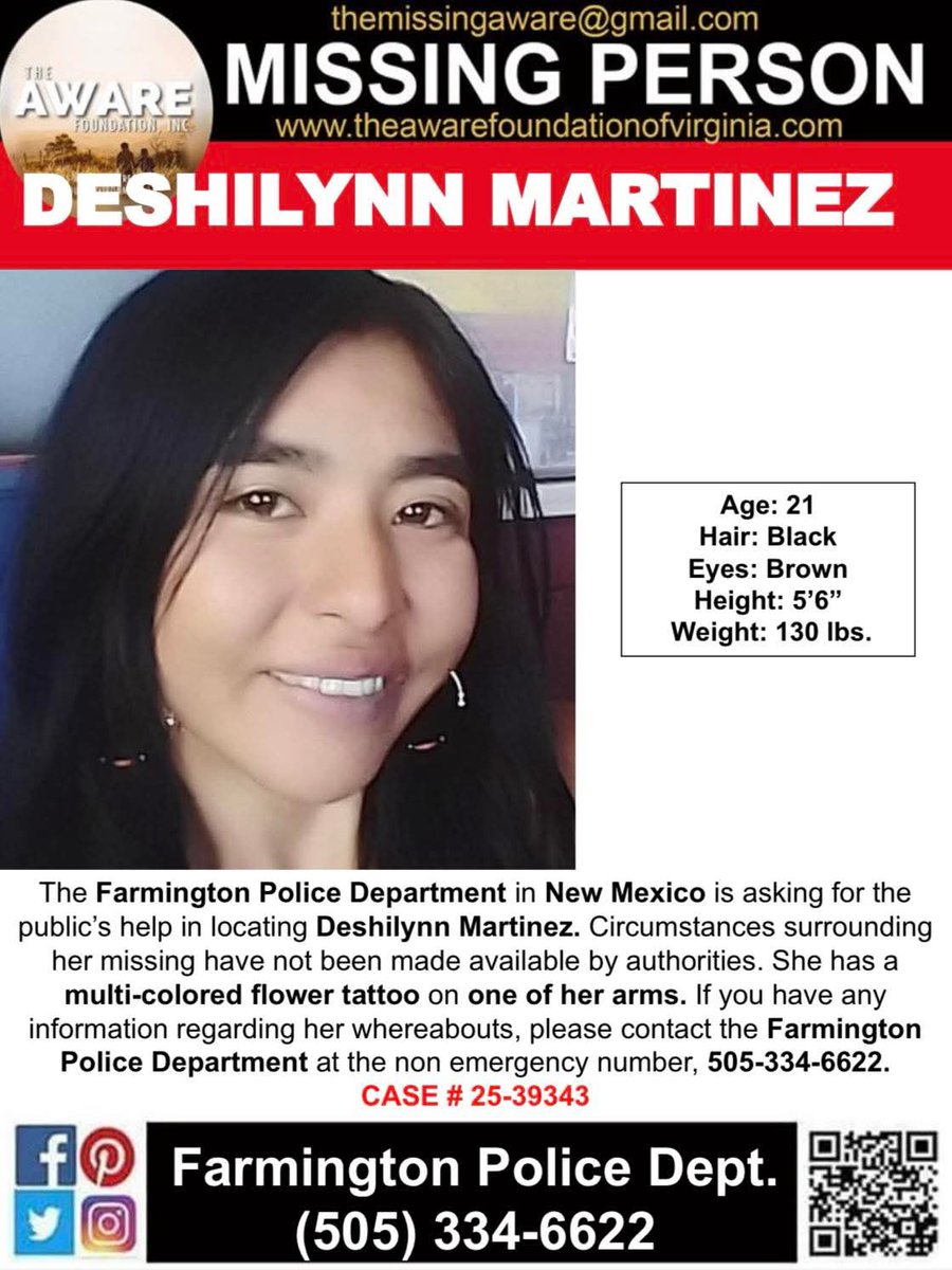 MISSING: Deshilynn Martinez Vanishes, No Leads in Disturbing Case