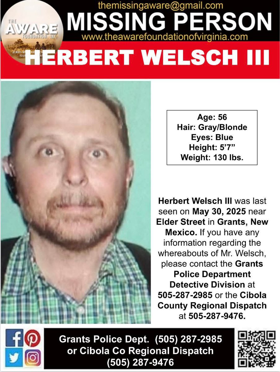 MISSING: Herbert Welsch III Disappears Under Mysterious Circumstances