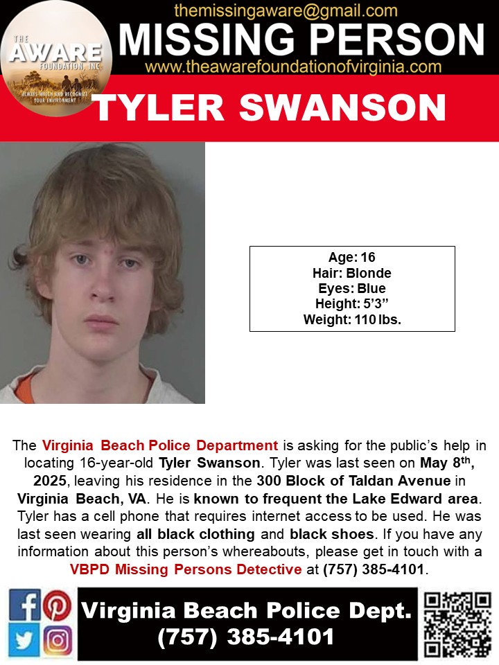 MISSING TEEN: Virginia Beach Boy Disappears Without a Trace!