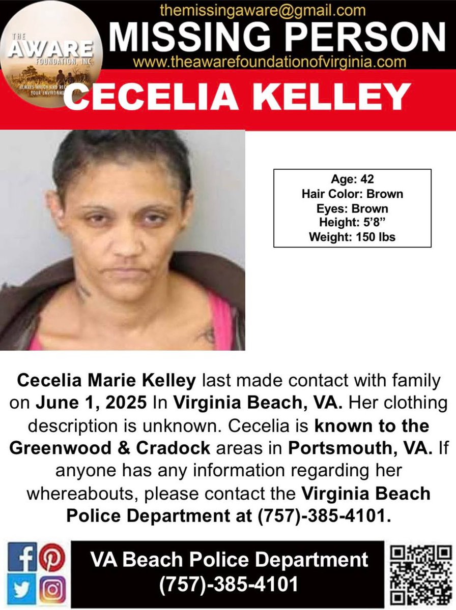 MISSING: Virginia Beach Woman Vanishes Without a Trace!