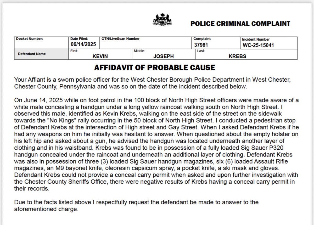 Man Caught with Hidden Handgun Sparks Outrage in West Chester