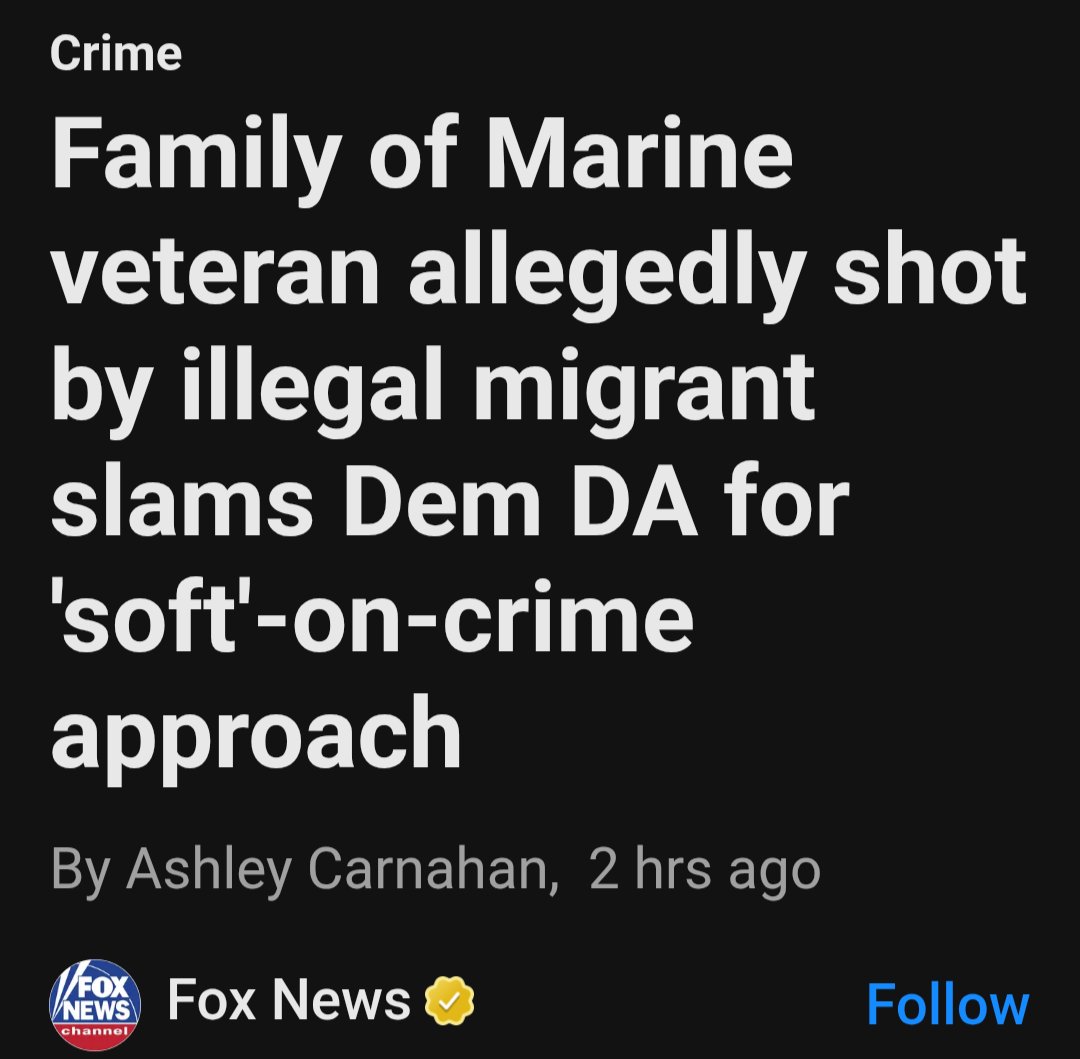 Marine Paralyzed by Illegal Invader: Fox News Uses 'Allegedly'