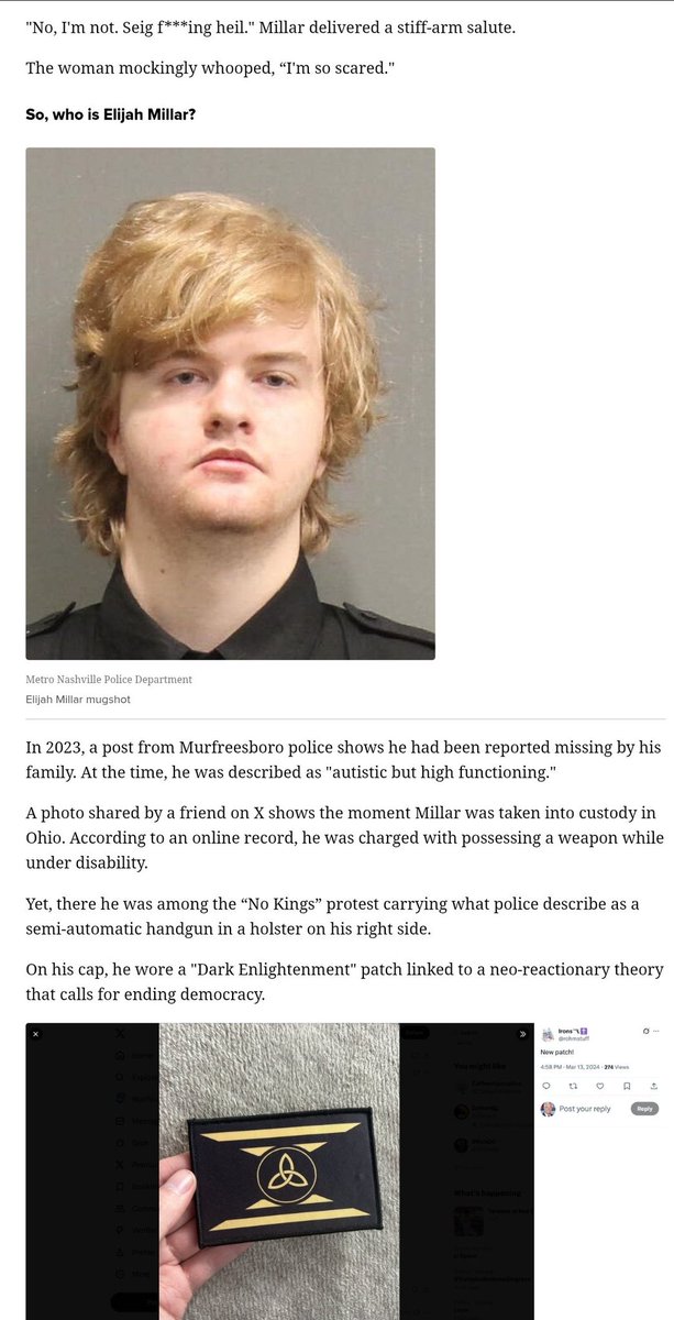 Mass Shooter Arrested at Tennessee "No Kings" Rally: Dark Links?