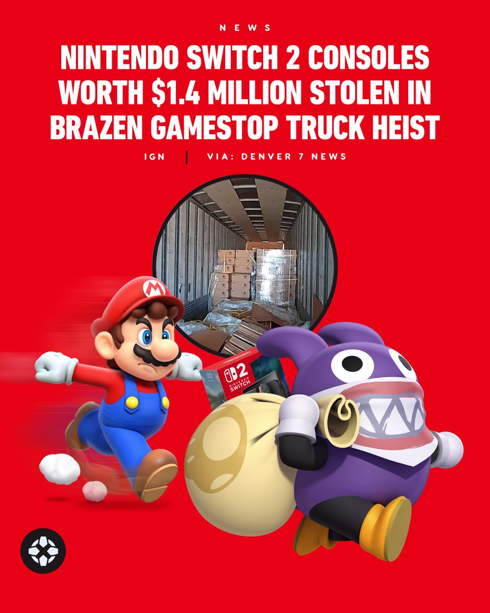 Massive Heist: 3,000 Nintendo Switch 2 Consoles Stolen!