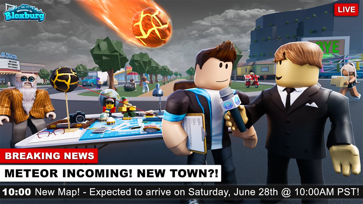 Meteor Strikes Bloxburg: Shocking New Map Release Unveils Hidden Secrets!