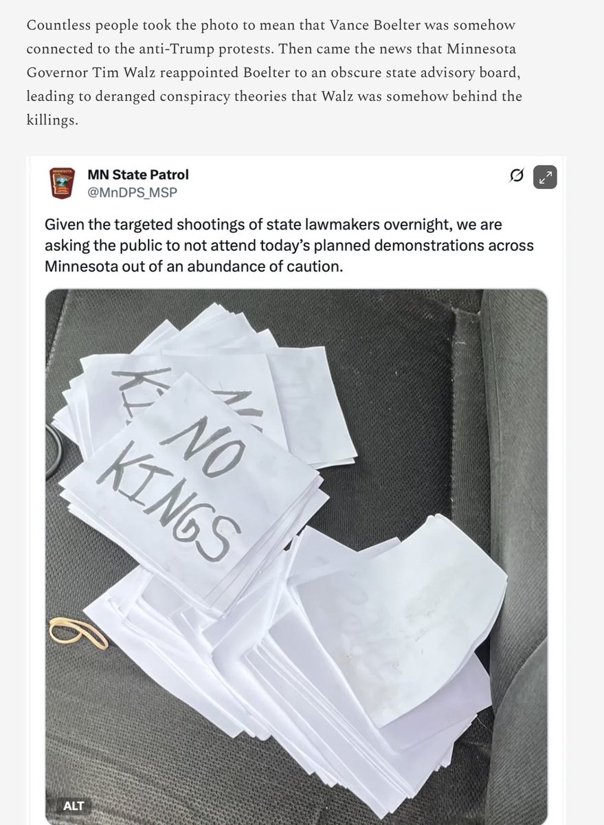 Minnesota Cops Spark Conspiracy Theories with "No Kings" Fliers!