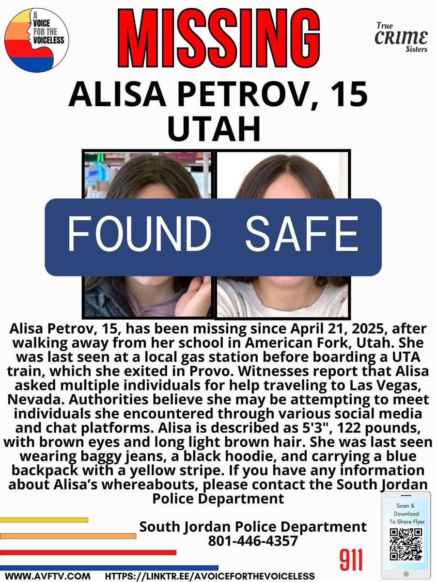 Missing Utah Teen Found Safe: Shocking Twist in the Case!