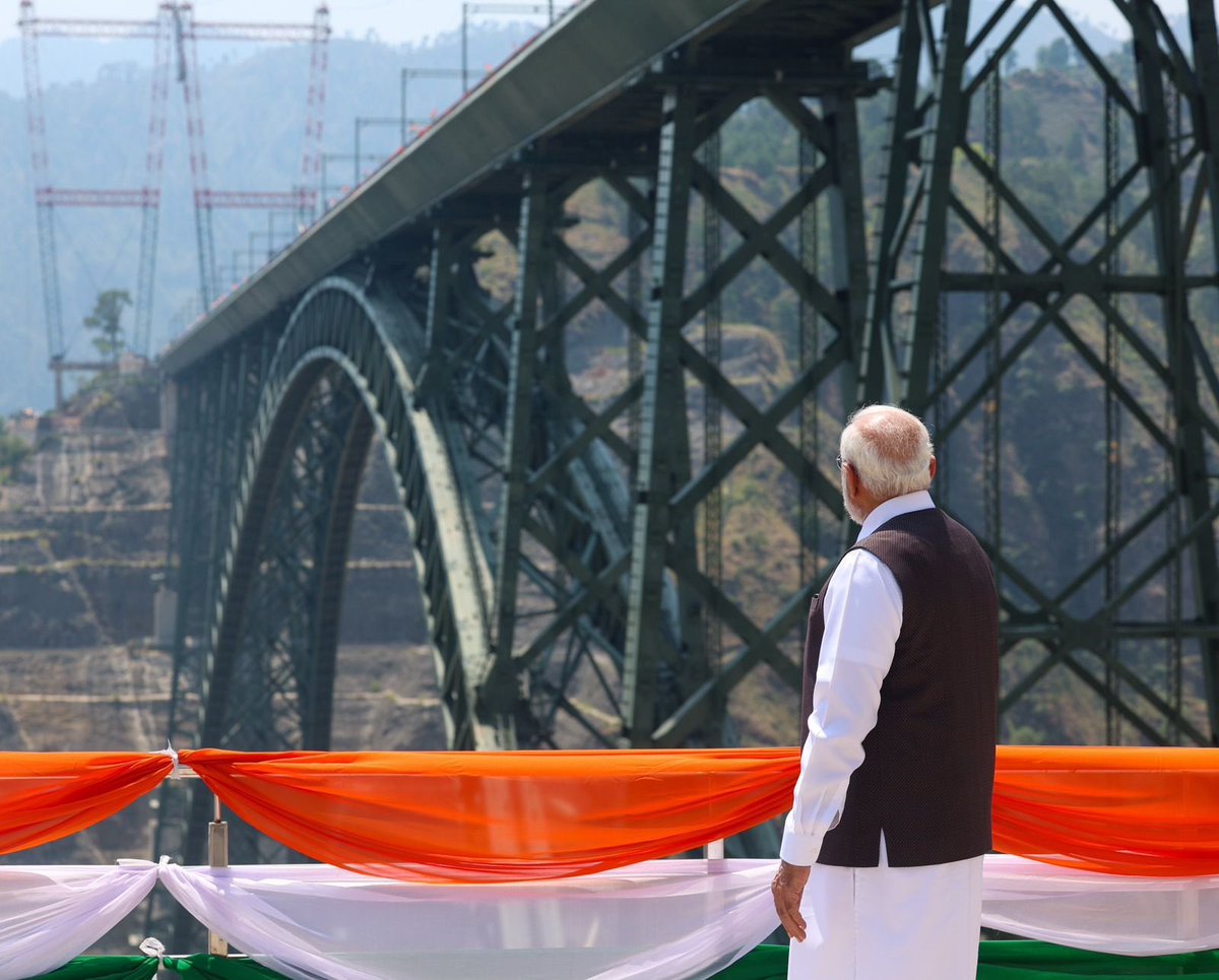 Modi Unveils Chenab Bridge: A New Era or Political Stunt?