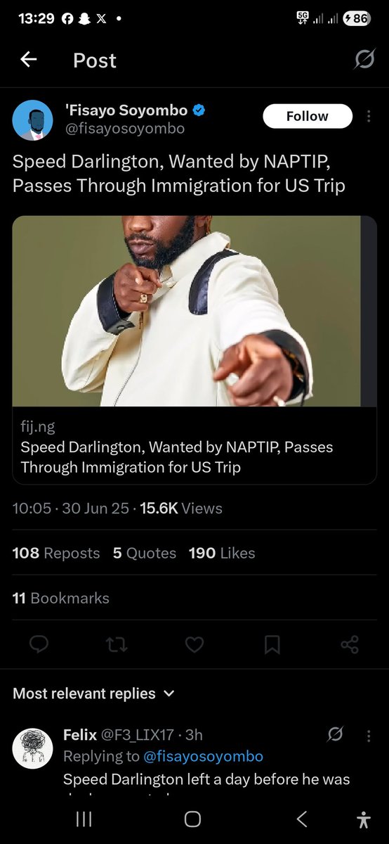 NAPTIP Declares Speedy Wanted: Is Nigeria's Security System Failing?  
Must NAPTIP Inform All Agencies Before Taking Action?  
Same NIS Officer Arrests All Wanted Individuals Since New Policy!