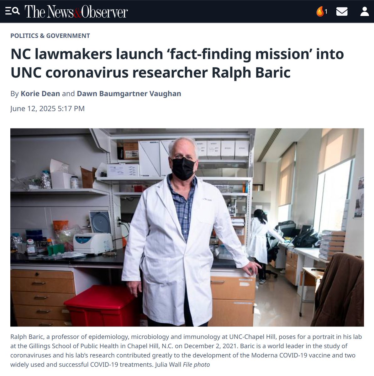 NC Oversight Committee Demands UNC COVID-19 Documents!