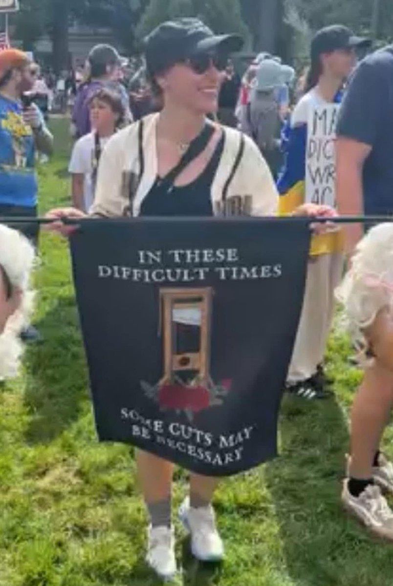 NC Rep Posts Shocking Photo of Protest Demanding Trump’s Beheading!