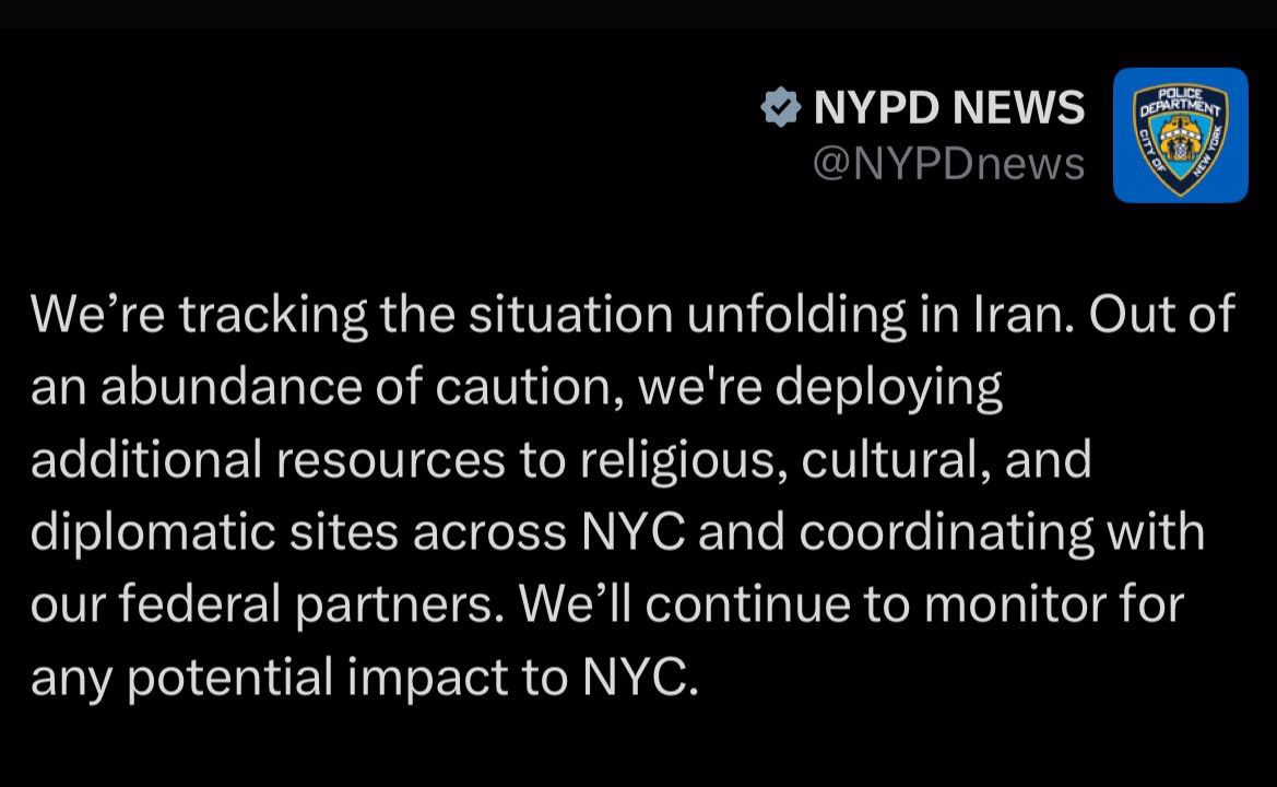 🚨 NYPD Deploys Forces Amid Iran Tensions: Is Panic Justified?