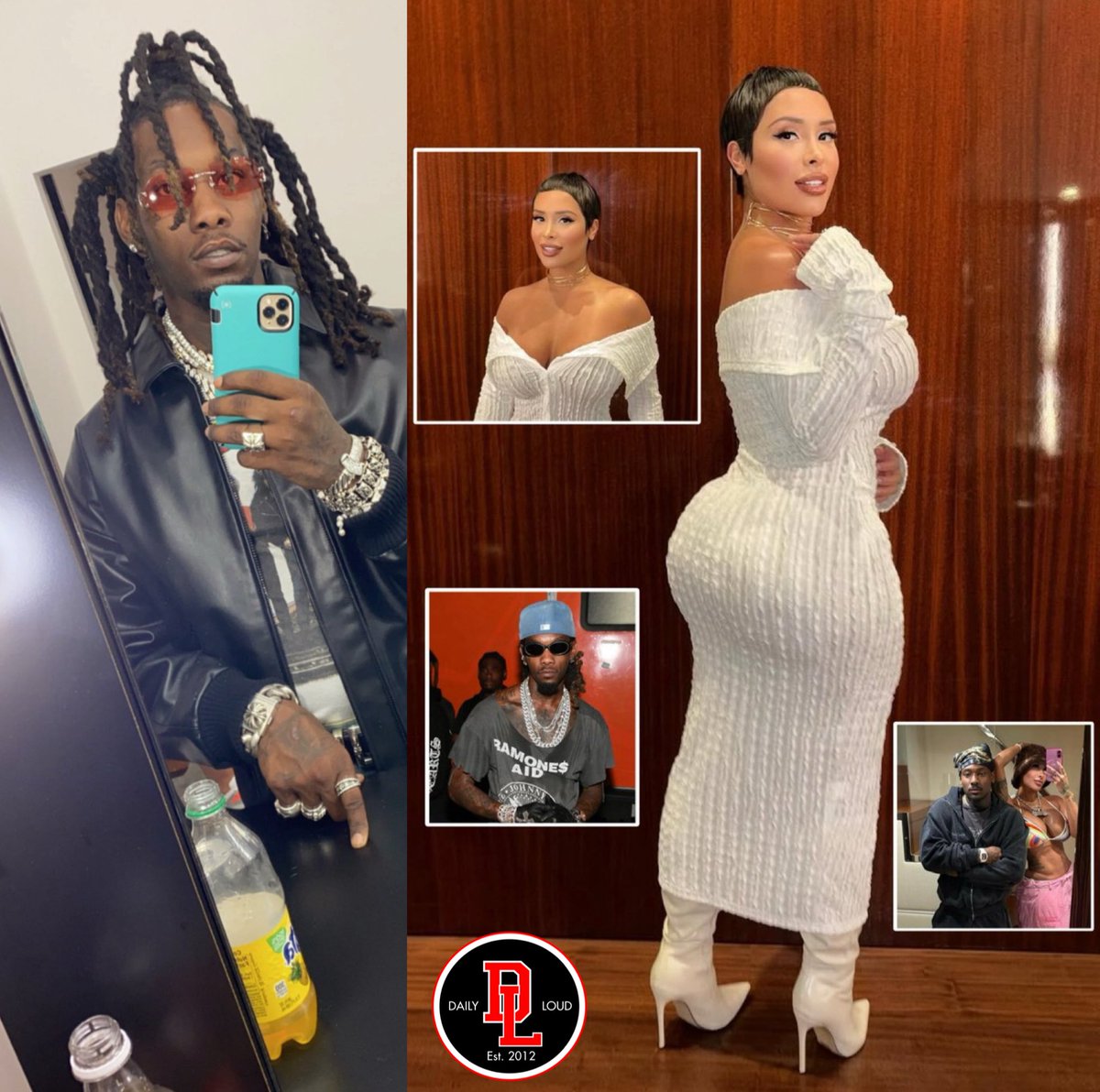 Offset Spotted with Stefon Diggs' Ex to Provocatively Spike Cardi B