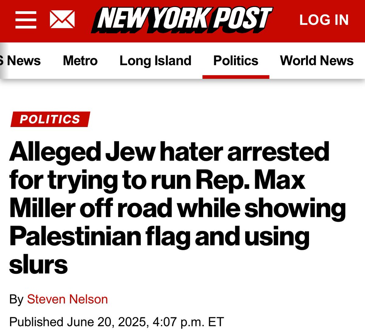Ohio Arrest: Man Accused of Terrorizing Congressman with Hate