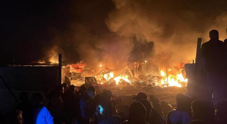 Outrage Erupts: Israel Bombs Displaced Tents, 12 Dead, Many Kids Hurt