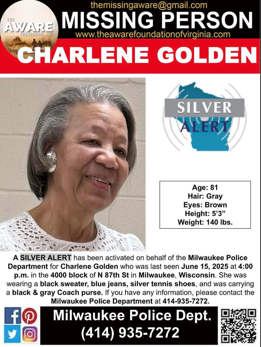 Outrage! Missing Woman Sparks Urgent Silver Alert in Milwaukee