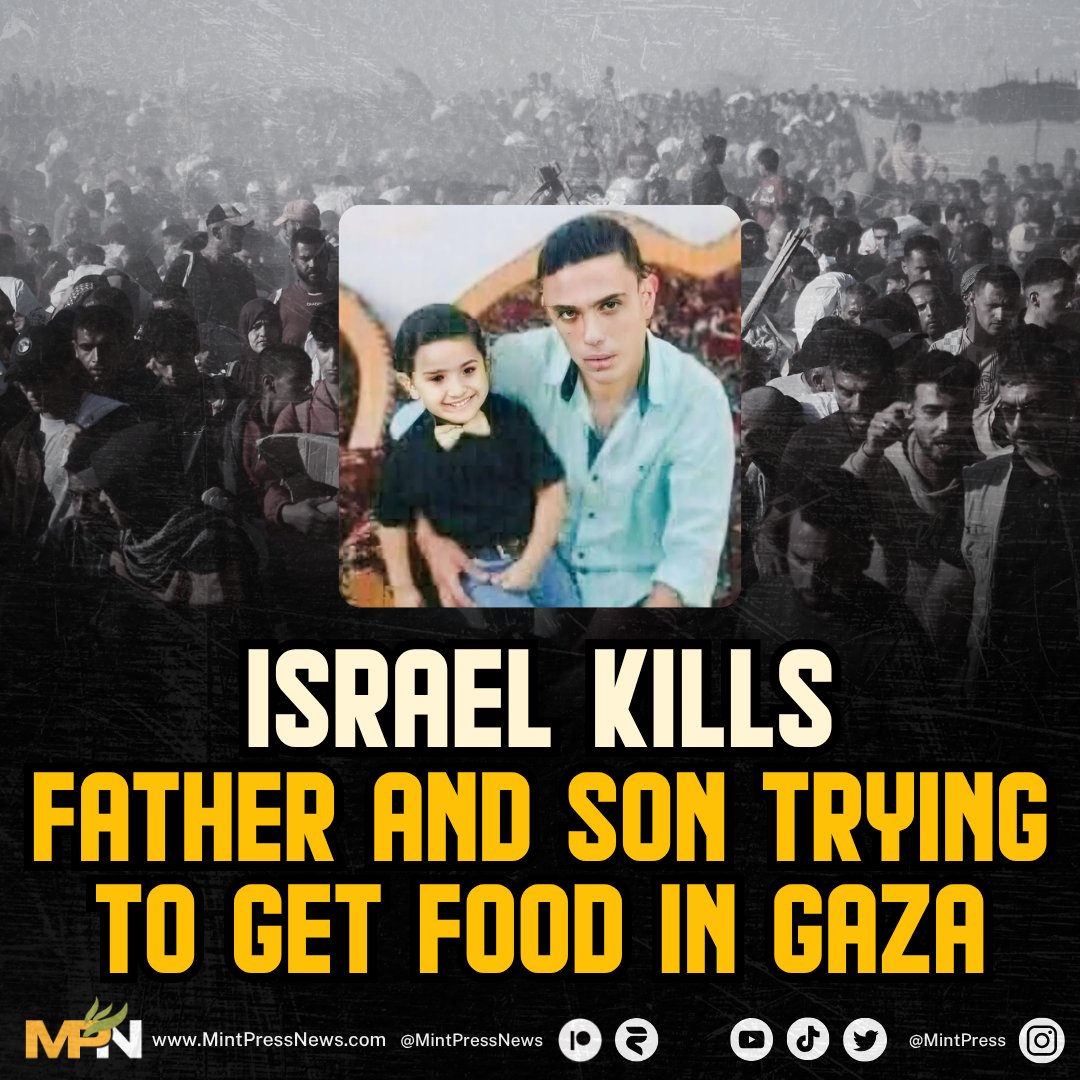 Outrage as Israel Kills Father and Son Fetching Food in Gaza