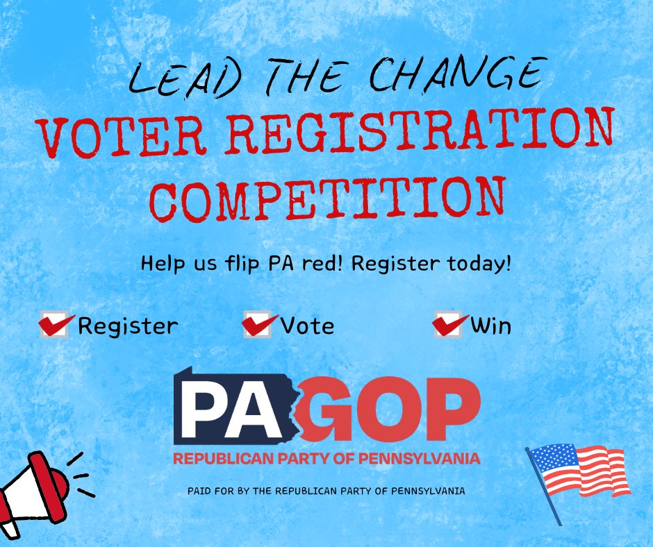 🚨 PA GOP Launches Controversial Voter Registration Battle! 🚨