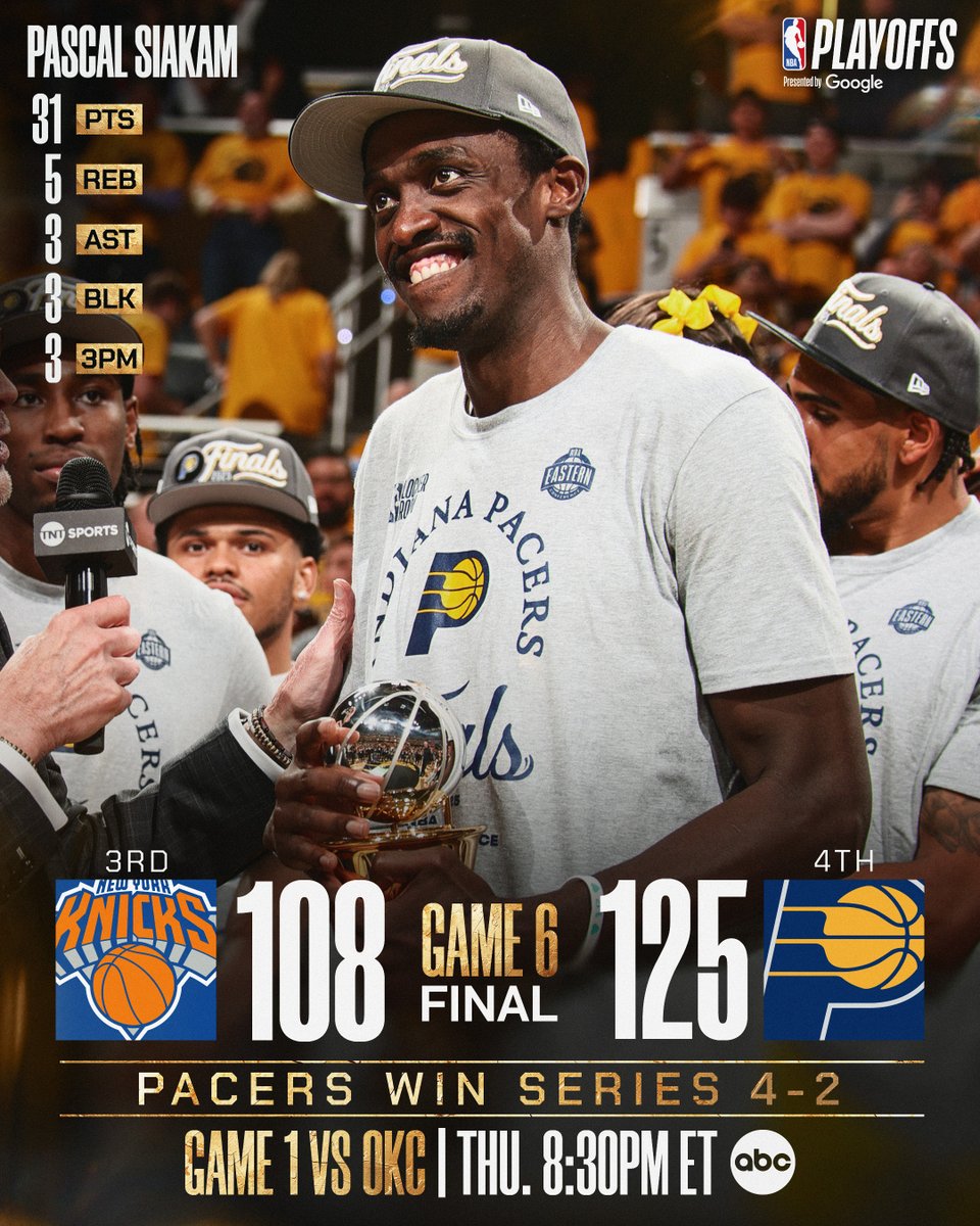 Pacers Shock NBA: Siakam's MVP Wins, Haliburton's Triple Threat!