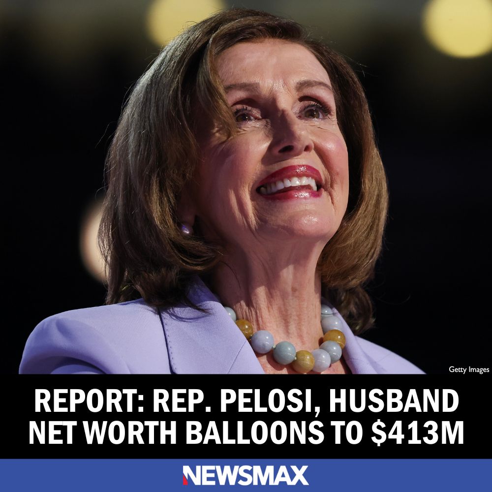 Pelosi's Shocking Wealth: $413 Million Amidst Economic Crisis!