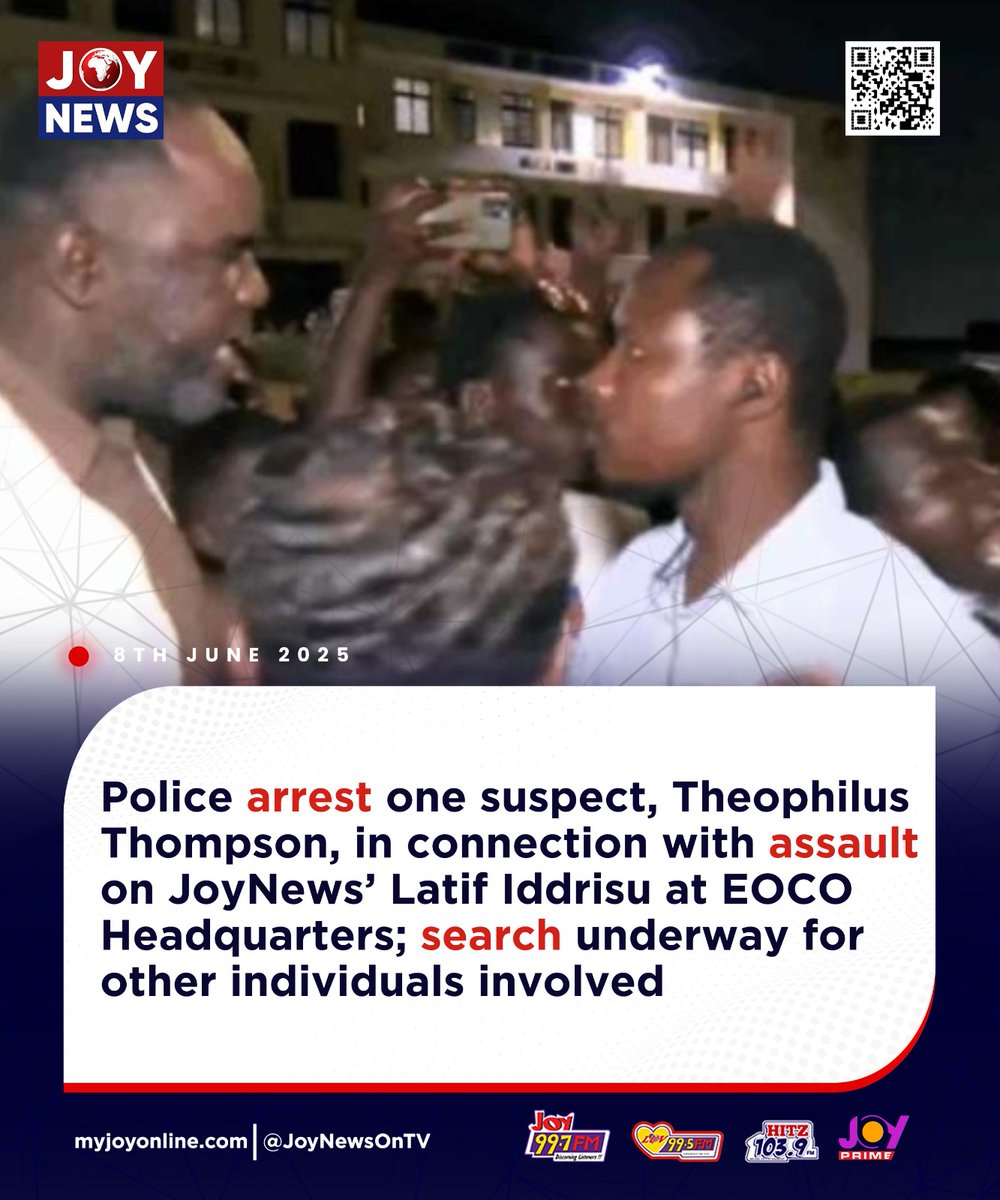 Police Arrest Suspect in Assault of JoyNews Journalist Amid Chaos