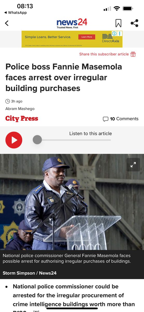 Police Chief Masemola's Arrest Looms Over Shocking Purchases!