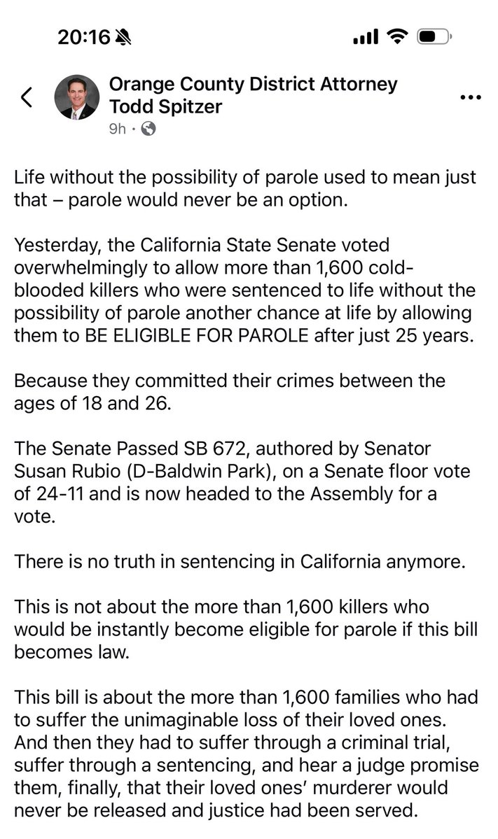 Police Officer Killed as California Votes to Repeal Life Sentences!