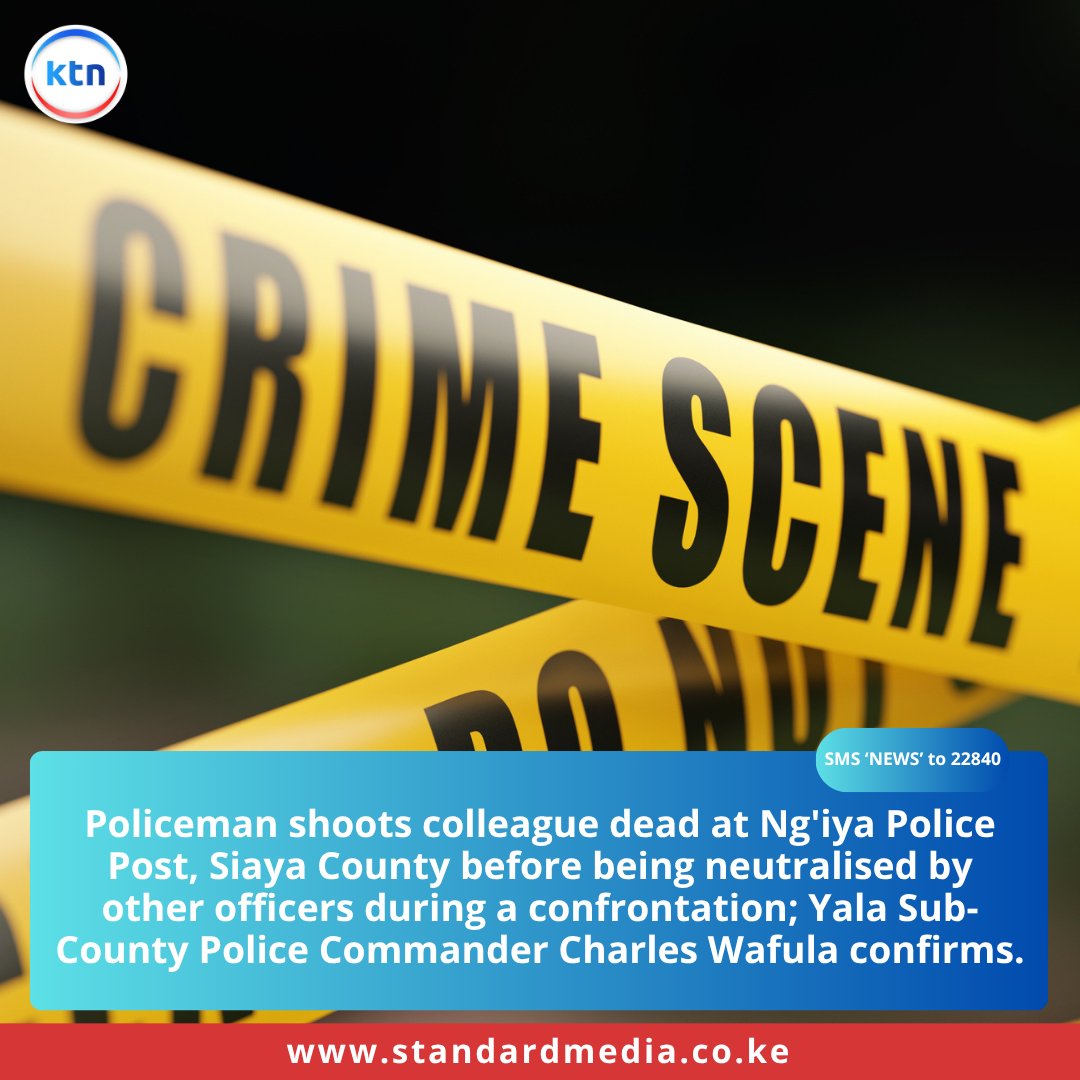 Policeman Kills Colleague in Siaya: Shocking Internal Conflict!