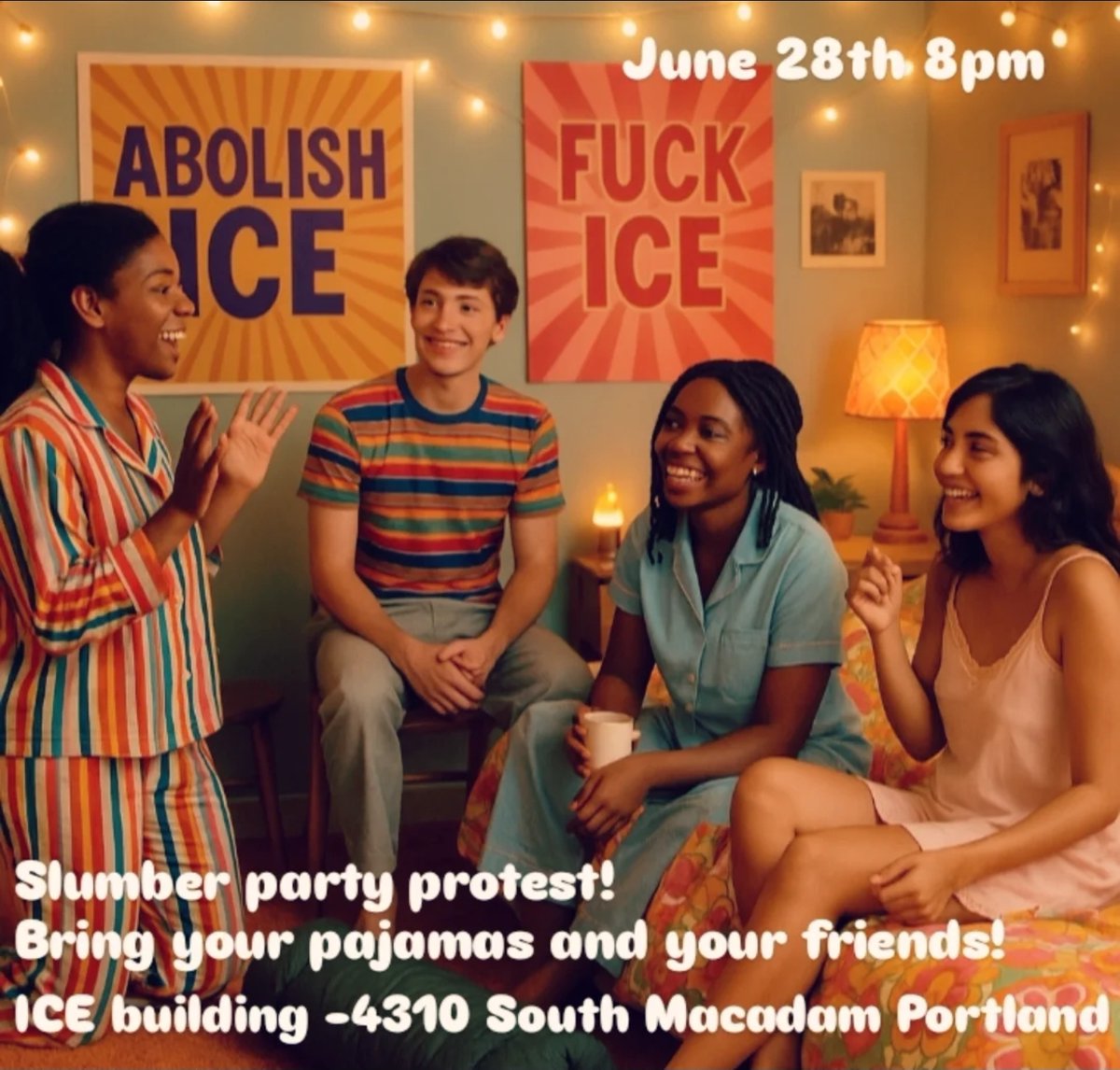 Portland Antifa Plans "Slumber Party Protest" at ICE Facility!