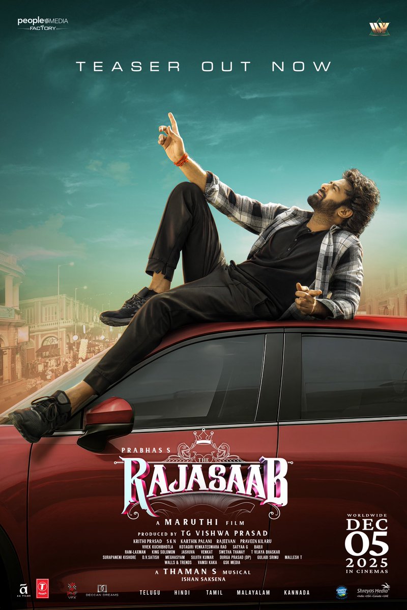 Prabhas' 'The Raja Saab' Teaser Ignites Controversy and Buzz for 2025!