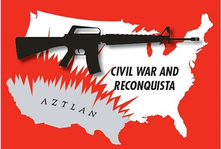 Radical Racist Group Pushes for Violent Aztlan Utopia in USA!