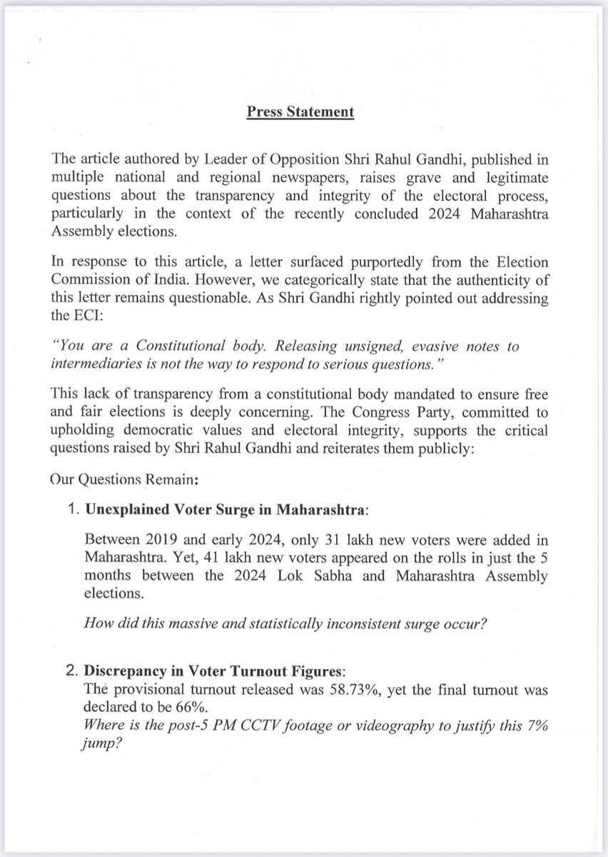 Rahul Gandhi Questions 2024 Election Integrity: Shocking Allegations!