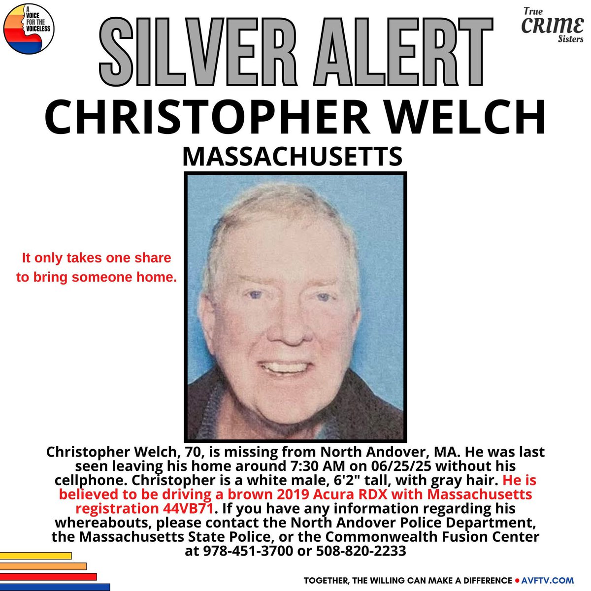🚨 SILVER ALERT: 70-Year-Old Missing, Police Seek Public's Help! 🚨