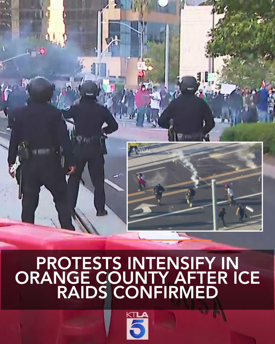 Santa Ana Protests Erupt: Tear Gas, ICE Raids Spark Outrage!