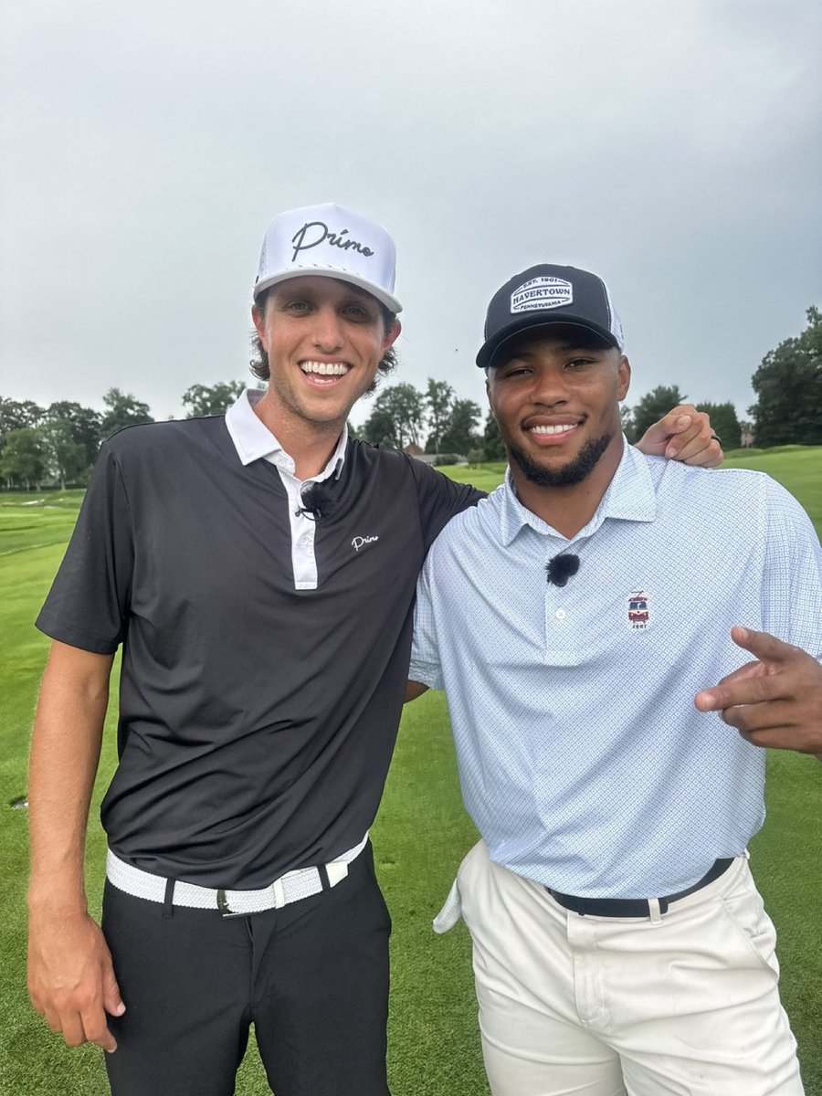 Saquon Barkley and Grant Horvat's Shocking Golf Debut! ⛳️🦅