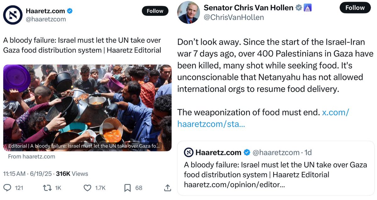 Senator Van Hollen Demands Israel Allow Aid Amidst Mass Deaths!