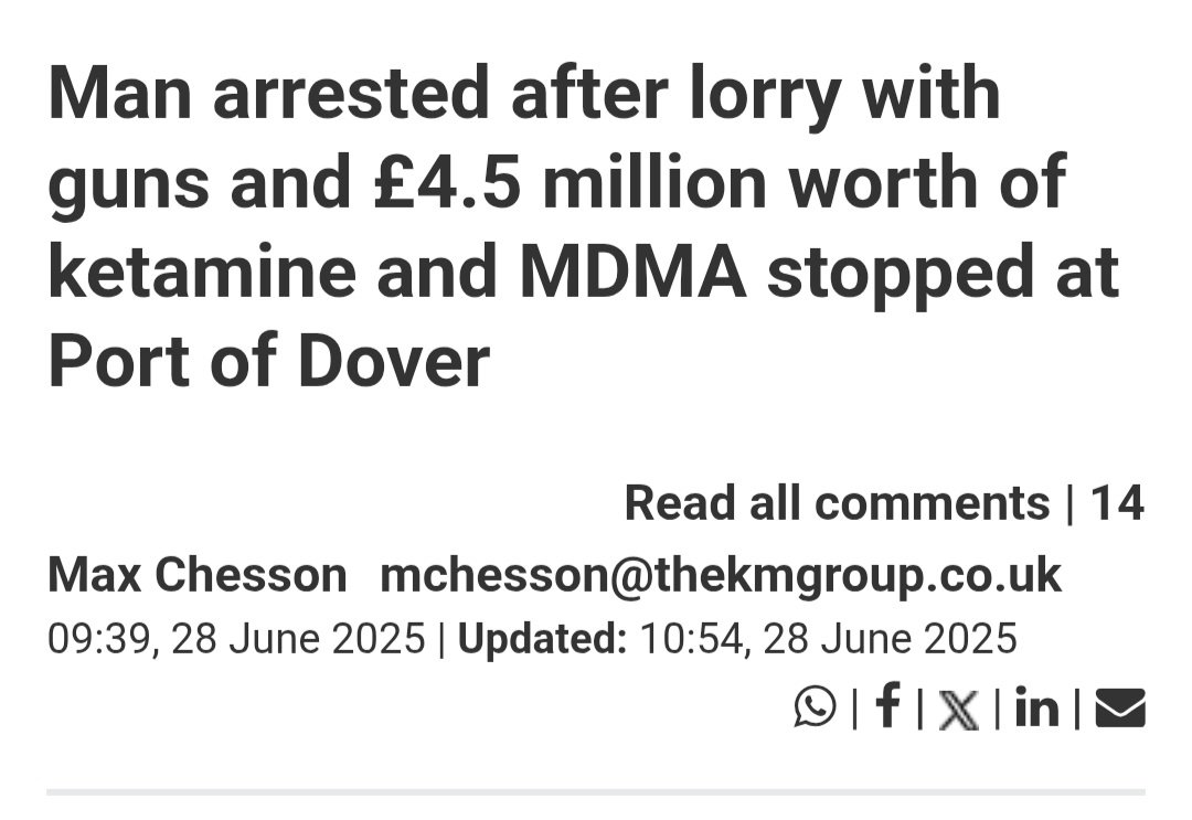 Shock in Dover: Lorry Loaded with Guns and £4.5M Drugs Seized!