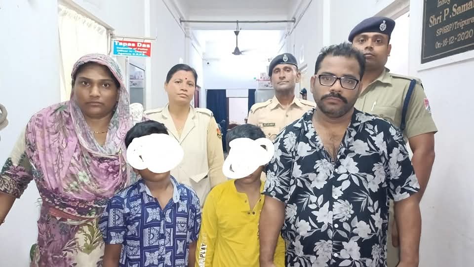 Shocking Arrest: 4 Bangladeshi Infiltrators Caught in Tripura!