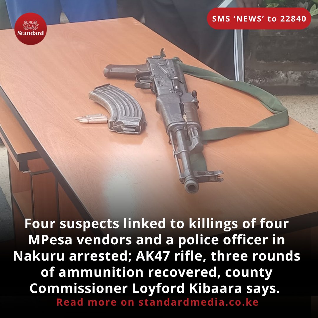 Shocking Arrests: Four Suspects in Nakuru MPesa Vendor Murders!