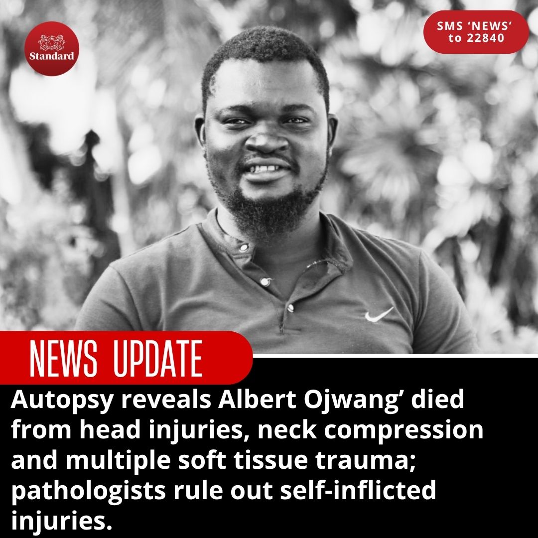 Shocking Autopsy: Albert Ojwang' Murdered, No Self-Inflicted Injuries!