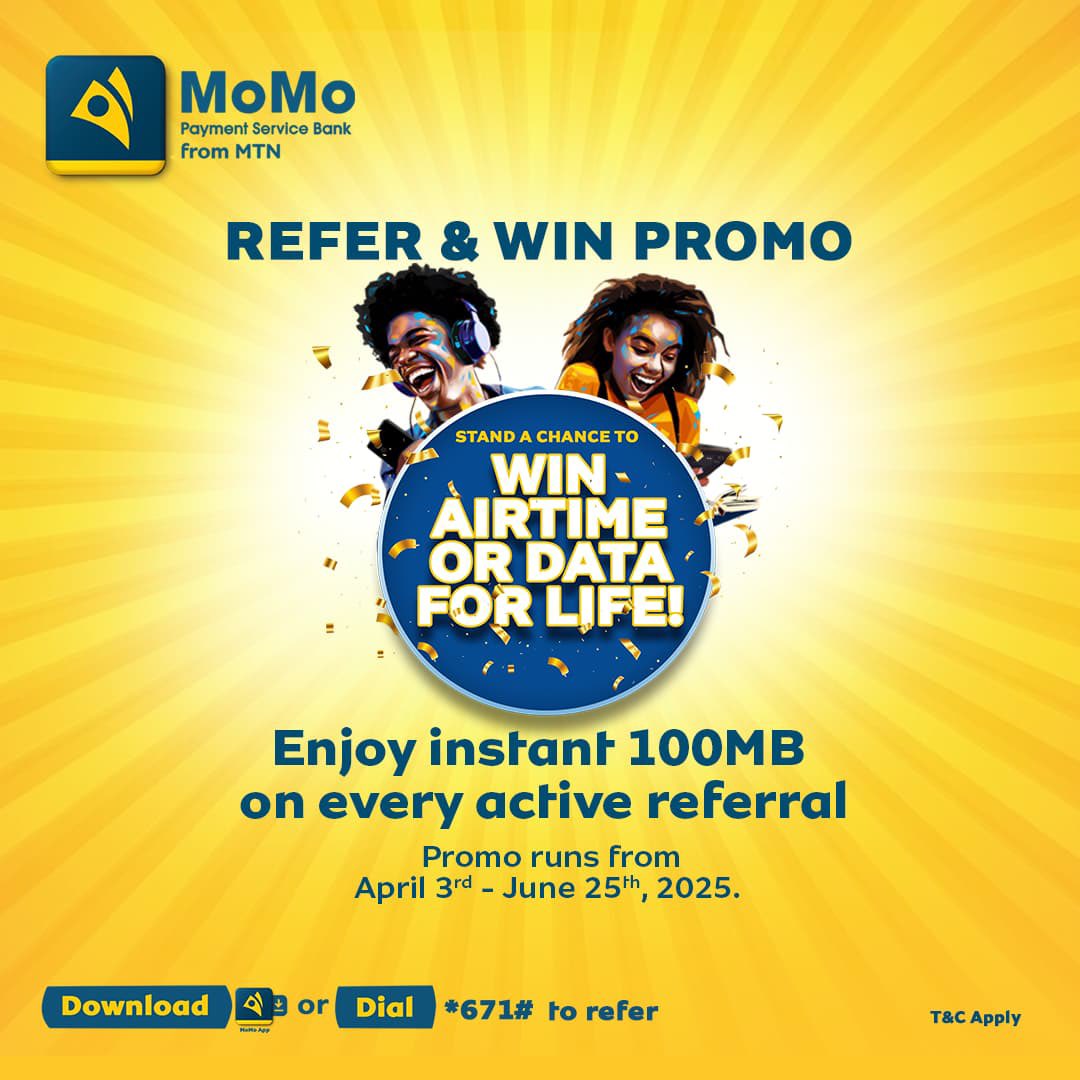 Shocking Data Storm Alert: Win Lifetime Airtime with MoMo!