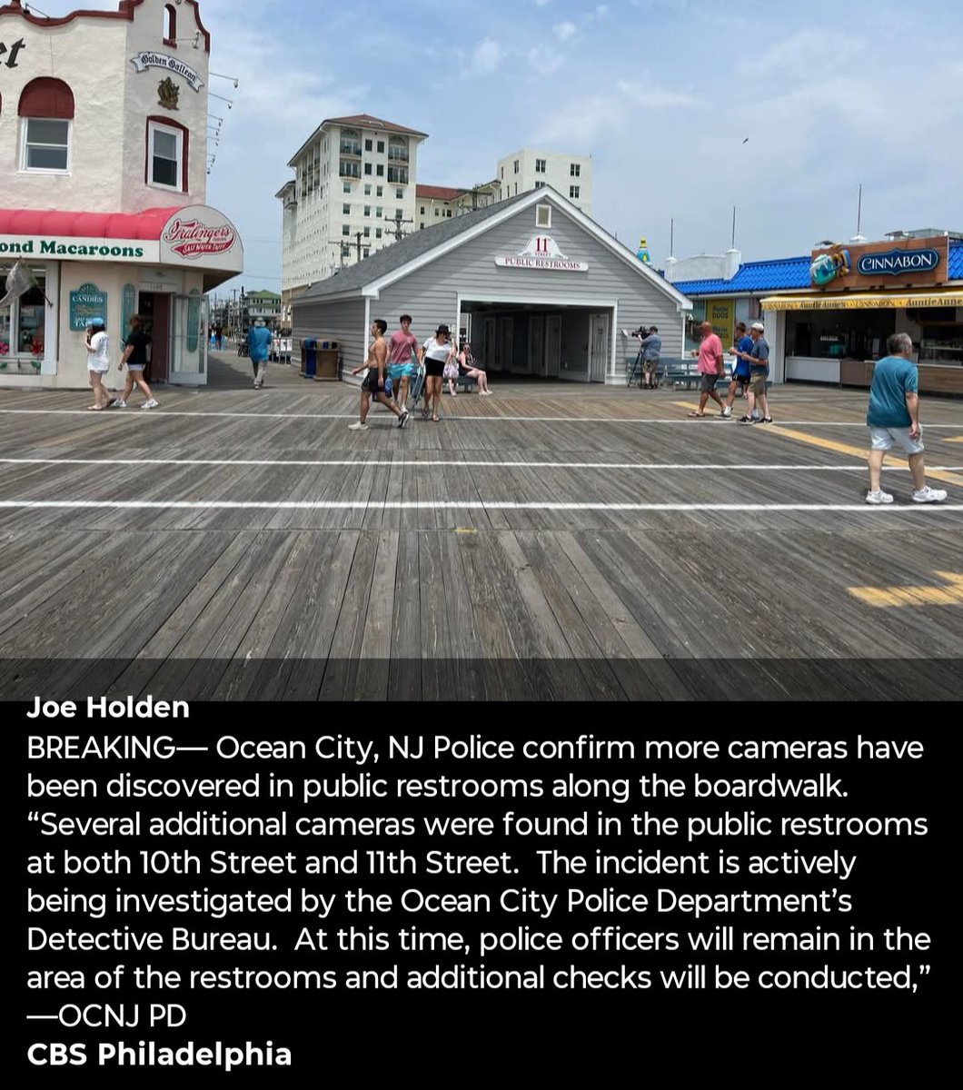 Shocking Discovery: Hidden Cameras Found in Ocean City Restrooms!