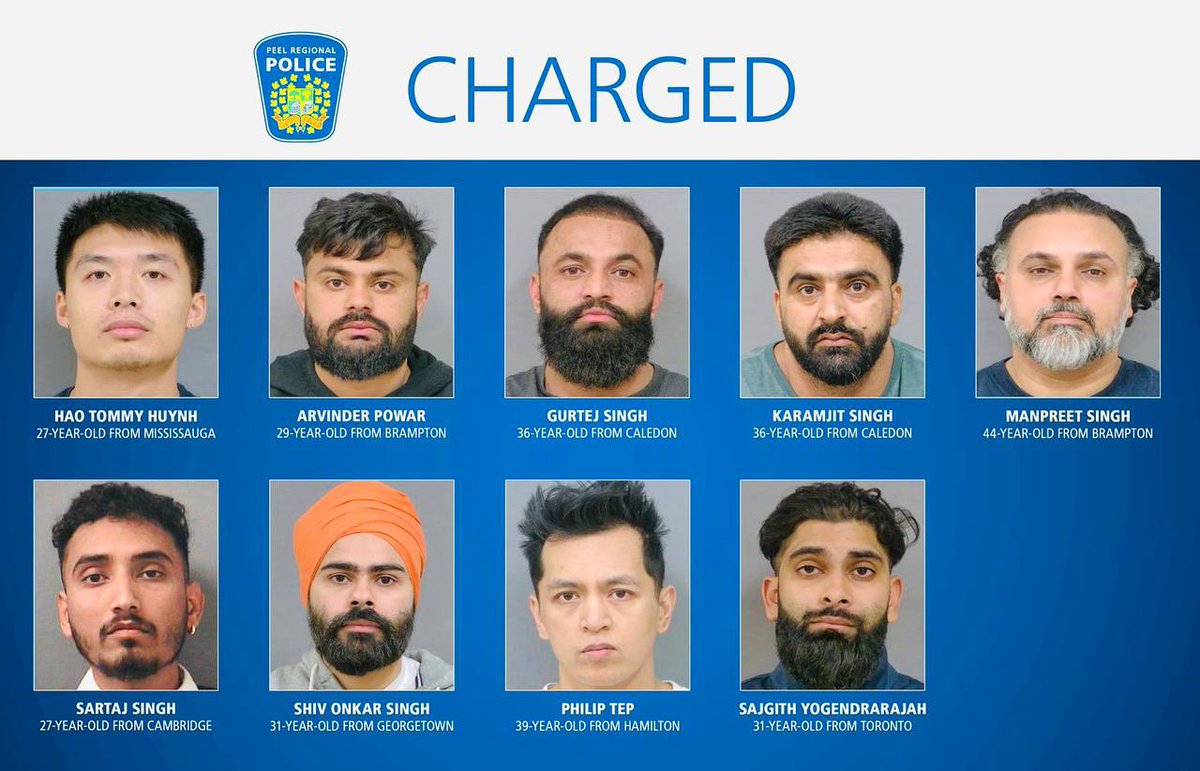 Shocking Drug Bust: 6 of 9 Arrested Linked to Sikh Community!