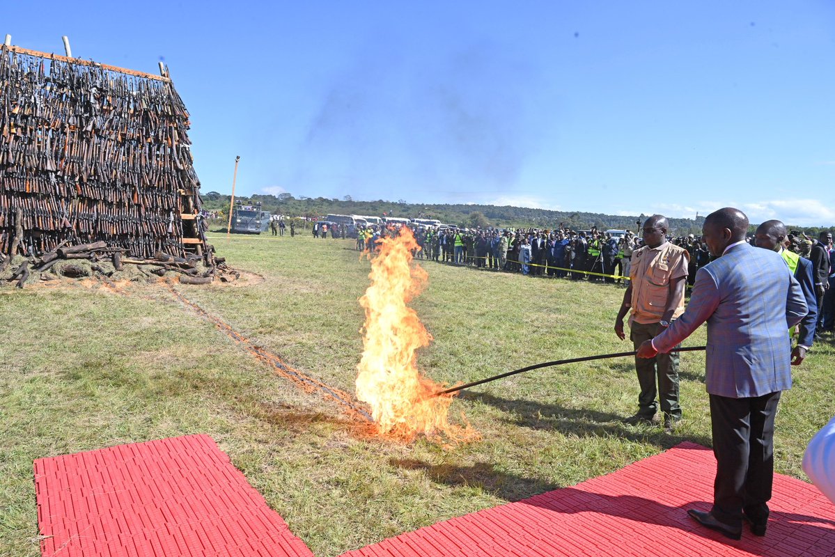 Shocking Firearms Destruction: 6,000 Guns Obliterated in Kenya!