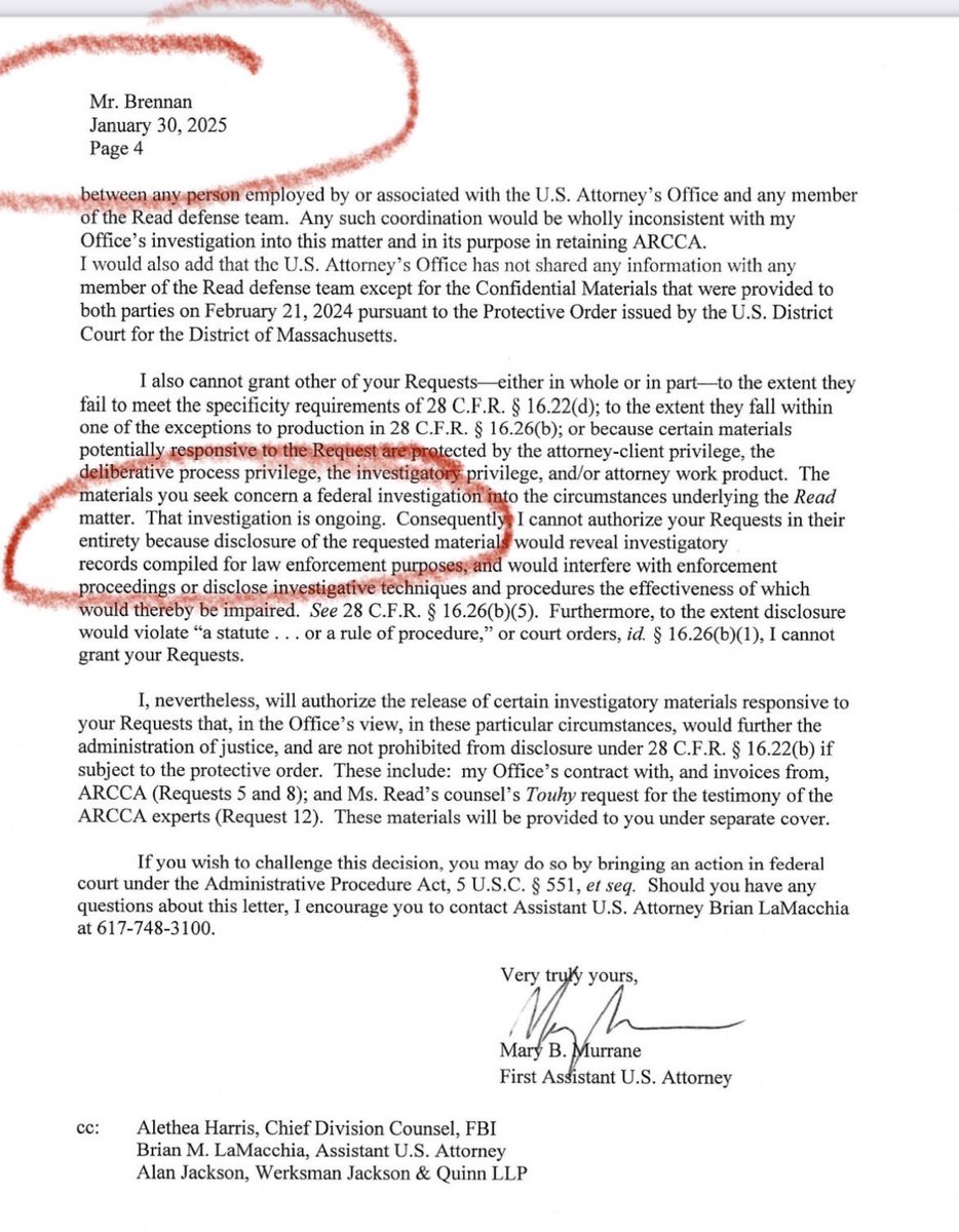 Shocking Letter Reveals Federal Secrets on Norfolk DA Investigation!