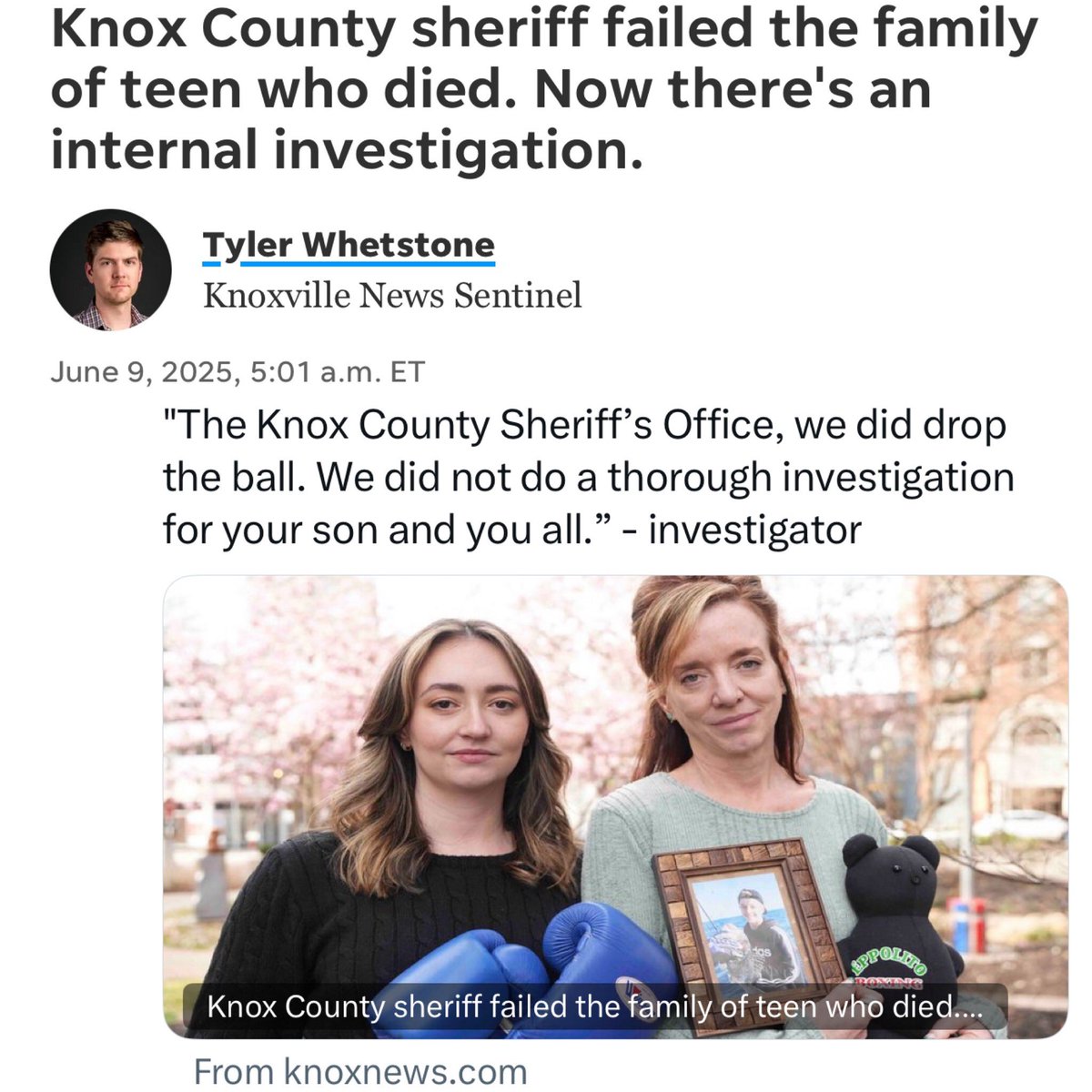 Shocking: Mother Investigates Son's Fatal Crash After Sheriff Fails