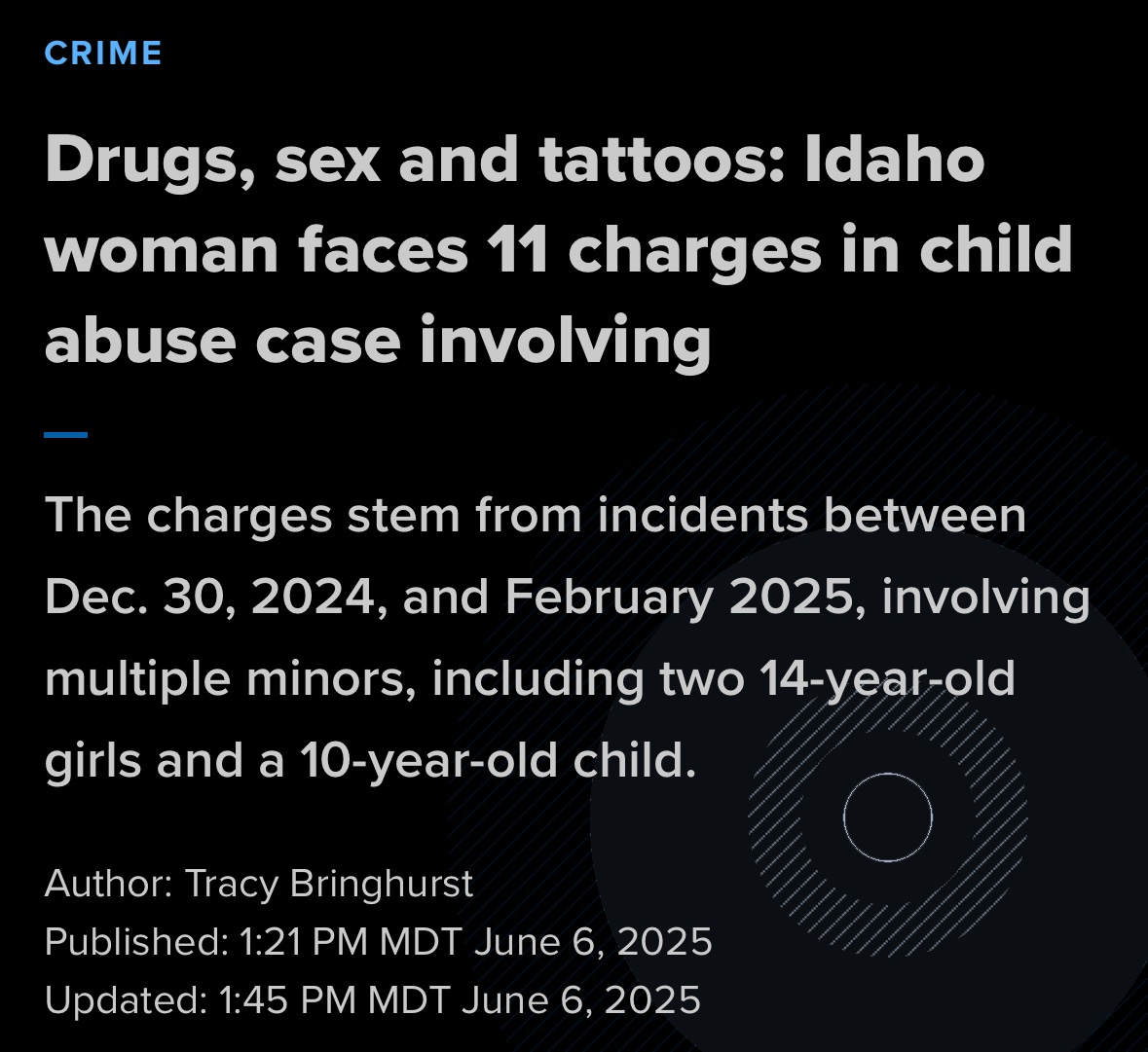 Shocking Nampa Case: Woman, 34, Charged with Child Abuse & Drugs!