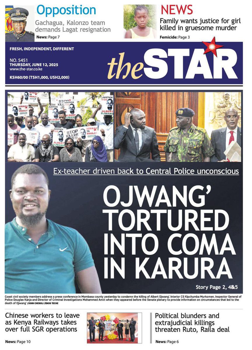 Shocking: Ojwang Tortured into Coma in Karura Forest, DIG Lagat Present!  
Justice for Albert Ojwang, Eliud Lagat Arrest Demanded Amid Outrage!