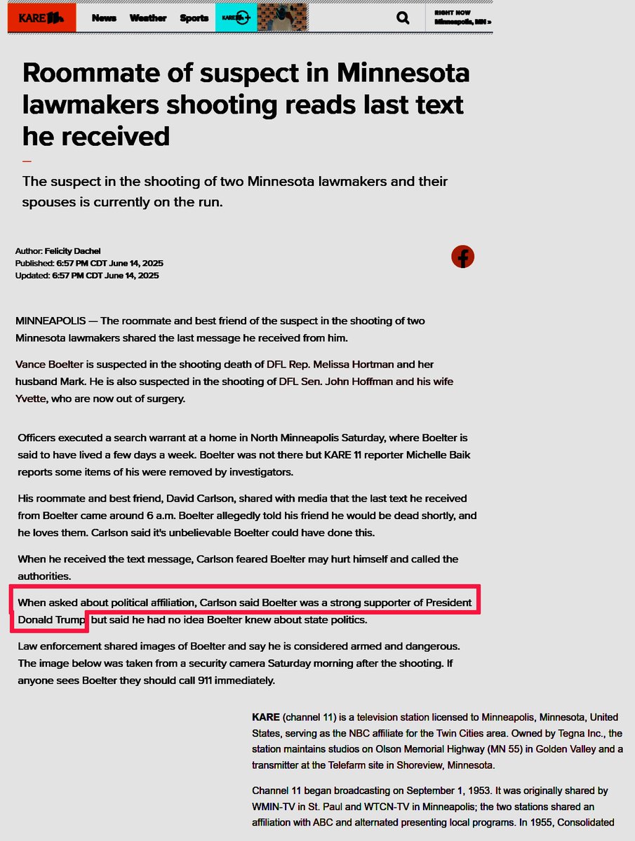 Shocking Revelations: Shooter's Roommate Speaks Out on Politics