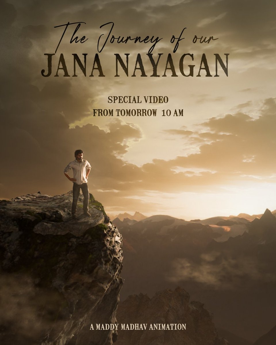 Shocking Secrets Revealed: Jana Nayagan Tribute Sparks Outrage!  
Tomorrow at 10 AM: Vijay Fans Prepare for Epic Animation Reveal!